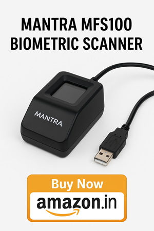 🔐 Mantra MFS100 Biometric USB Fingerprint Scanner: Full Review with RD Service & Mobile Compatibility